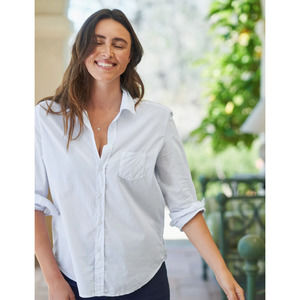 Frank & Eileen Relaxed Featherweight Button-Up Long Sleeve Shirt Size Large